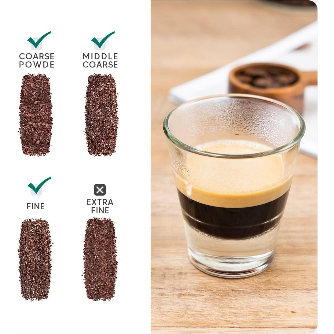 Cápsula de café reutilizable HAILASRE con prensador 67.8g