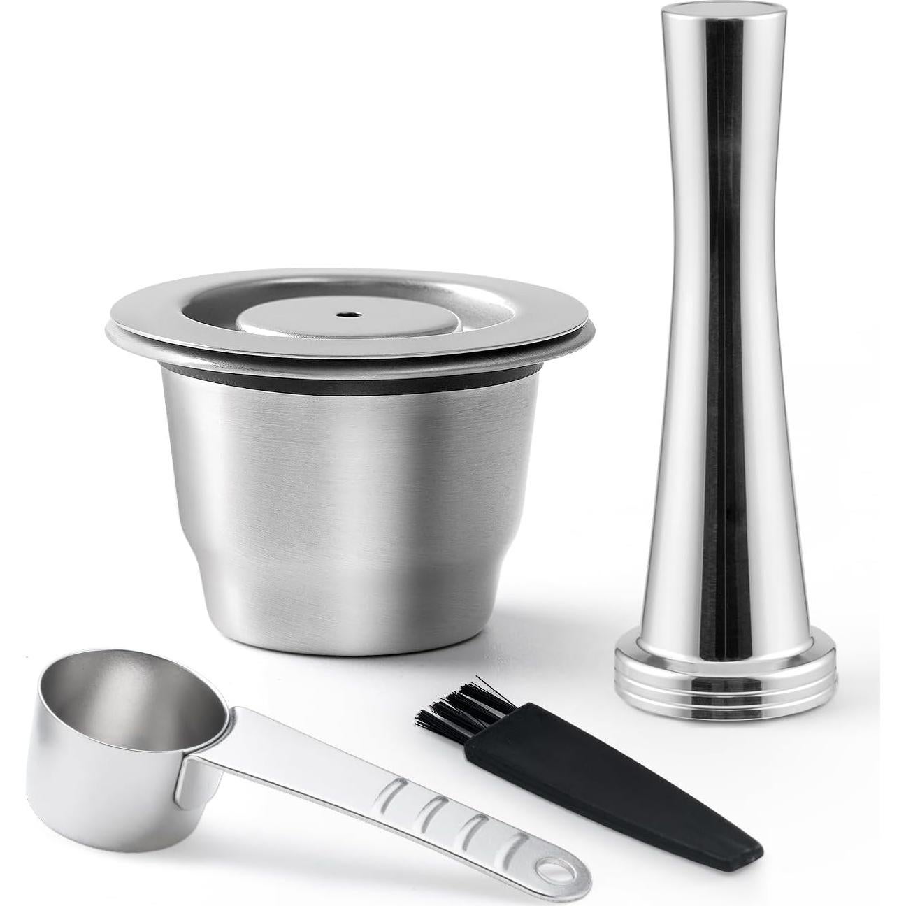 Cápsula de café reutilizable HAILASRE con prensador 67.8g