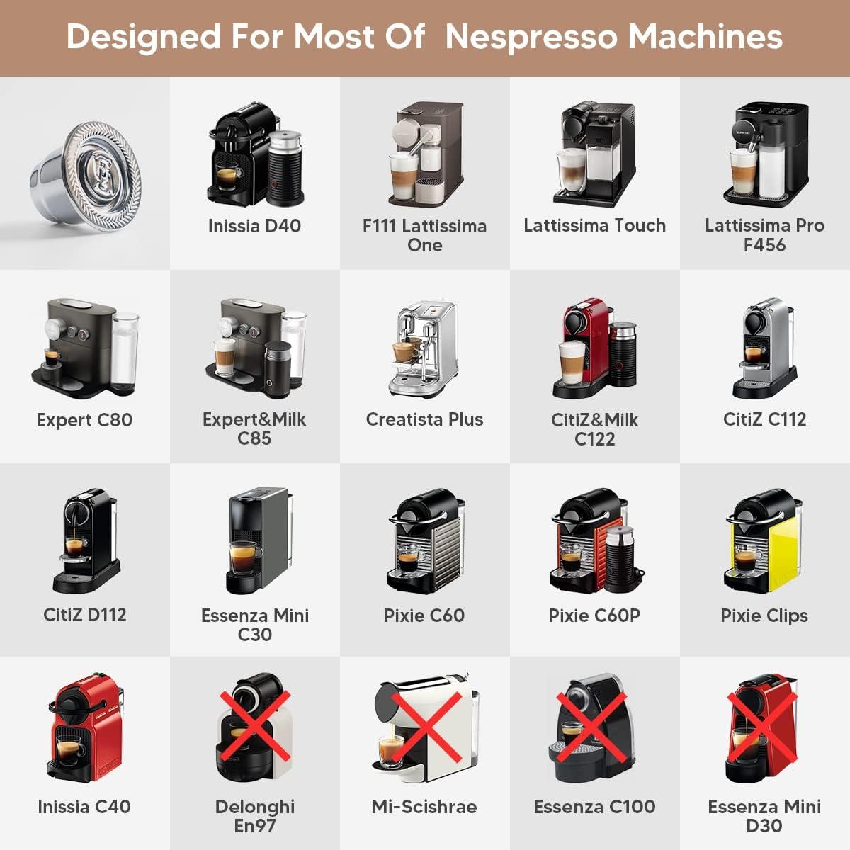 Cápsulas de café reutilizables BENFUCHEN de acero inoxidable