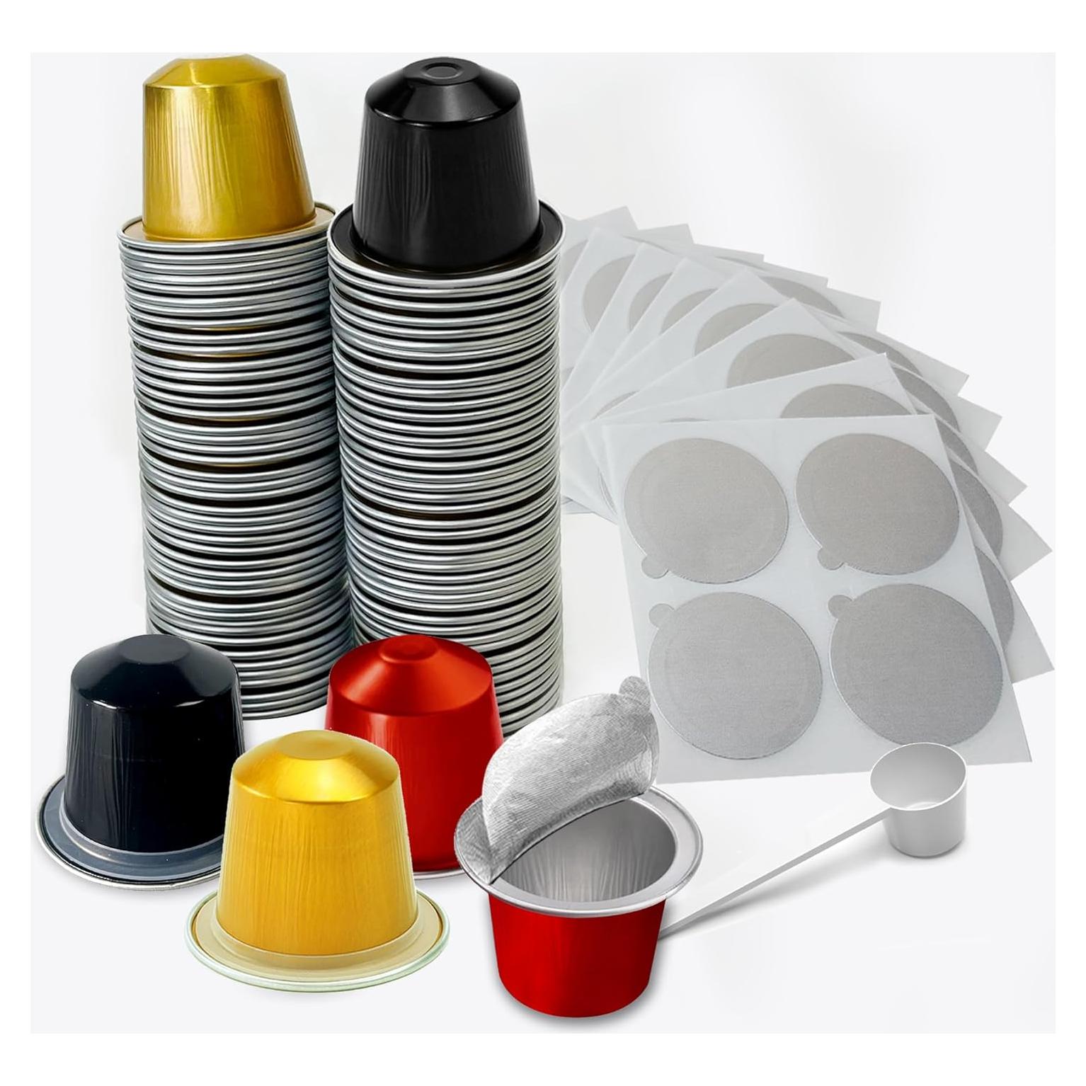 Cápsulas Recargables Nuyoach para Nespresso Original - 60 Unidades