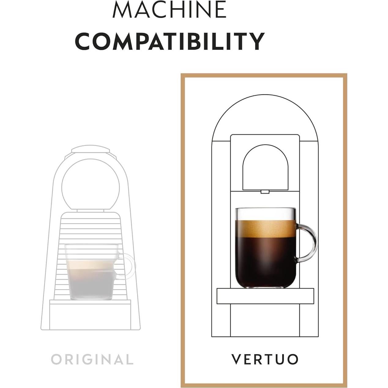 Cápsulas de Café Nespresso Vertuo Barista 30 Unidades 230ml