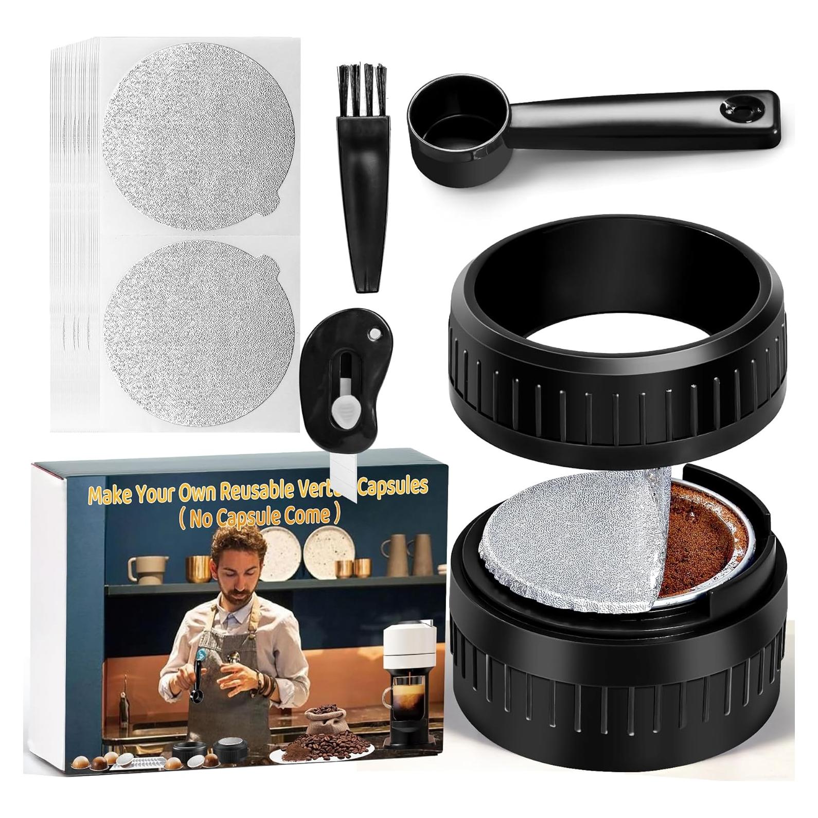 Cápsulas Reutilizables Nespresso Vertuo MrXGod - Kit Completo 60 Piezas