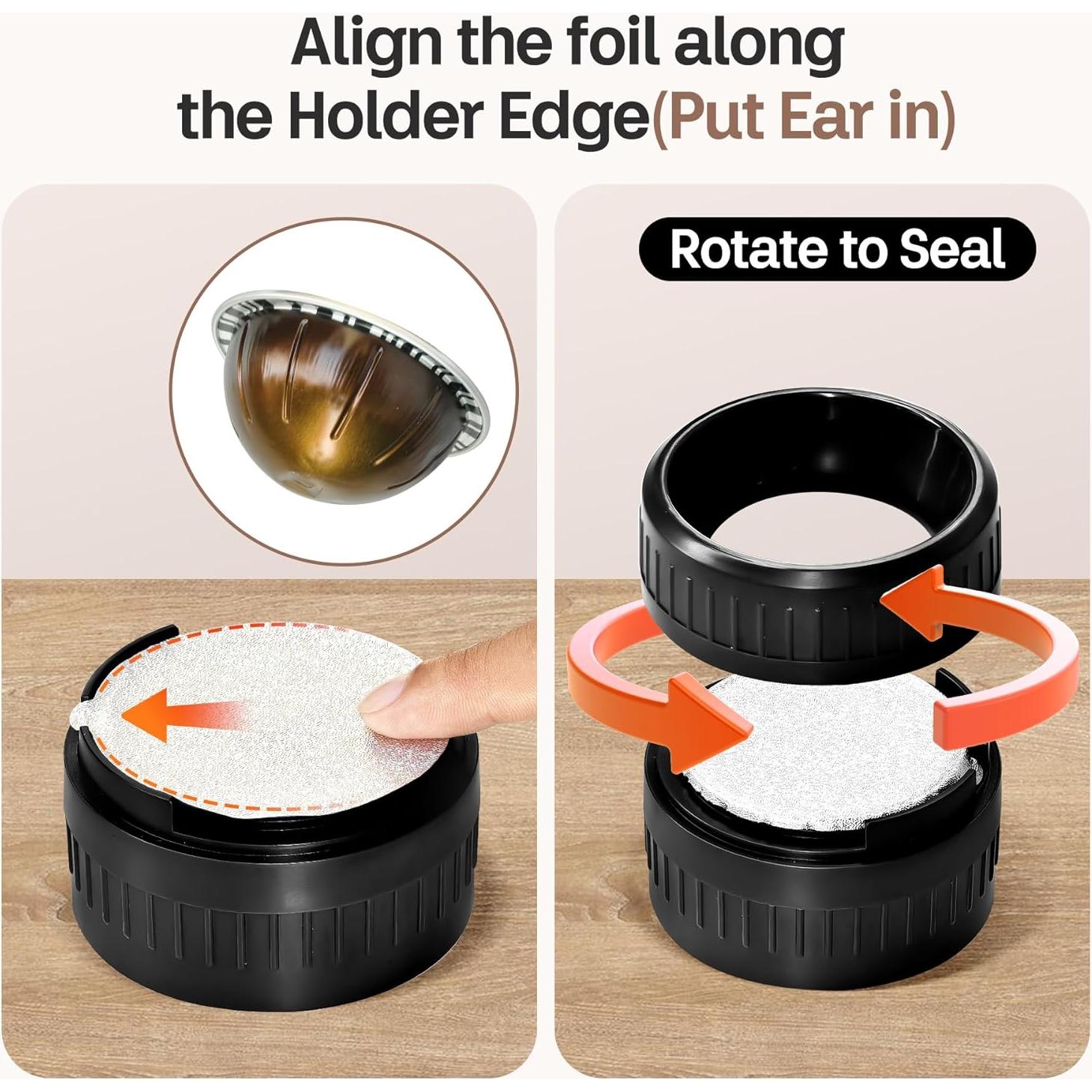 Cápsulas Reutilizables Nespresso Vertuo MrXGod - Kit Completo 60 Piezas