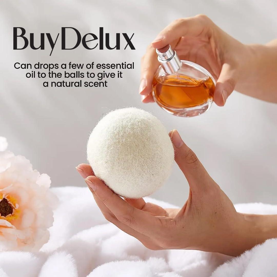 Bolas de Secado de Lana BuyDelux - 6 Paquete XL 7cm Ecológicas