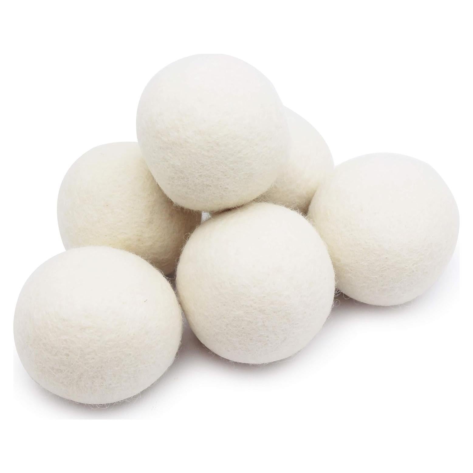 Bolas de Secado de Lana Ecojeannie - 6 Piezas XL Ecológicas
