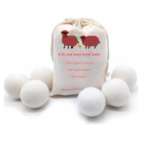 Bolas de Secado de Lana Orgánica BLJ 6Pack XL Ecológicas