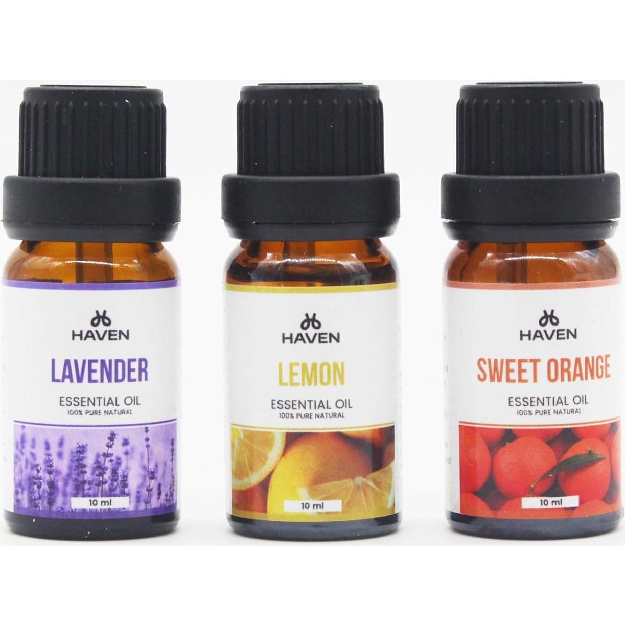 Juego de Aceites Esenciales para Lavandería HAVEN 100% Puro