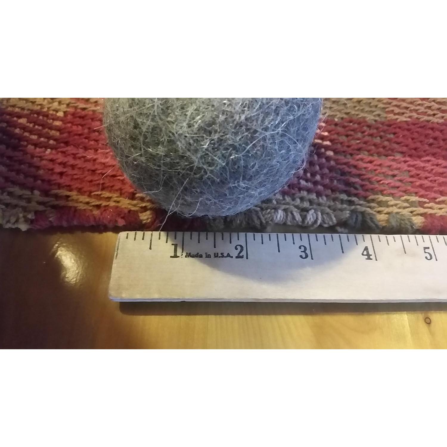 Juego de 6 Bolas de Secado de Lana de Alpaca 100% Natural