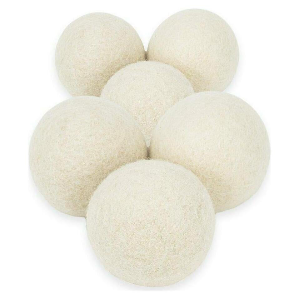 Bolas de Secado de Lana Mili Felt - 6 Unidades Ecológicas 100% Lana