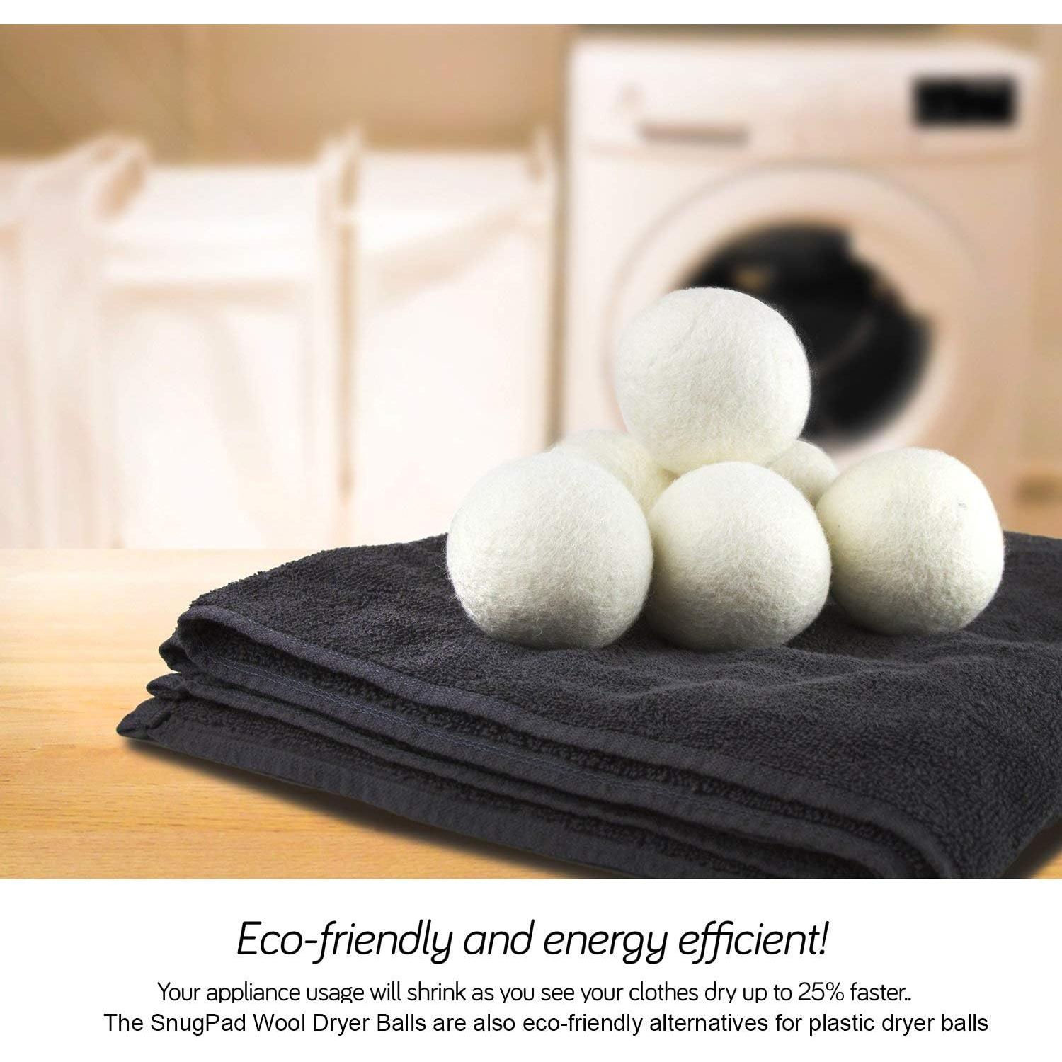 Bolas de Secado de Lana Mili Felt - 6 Unidades Ecológicas 100% Lana