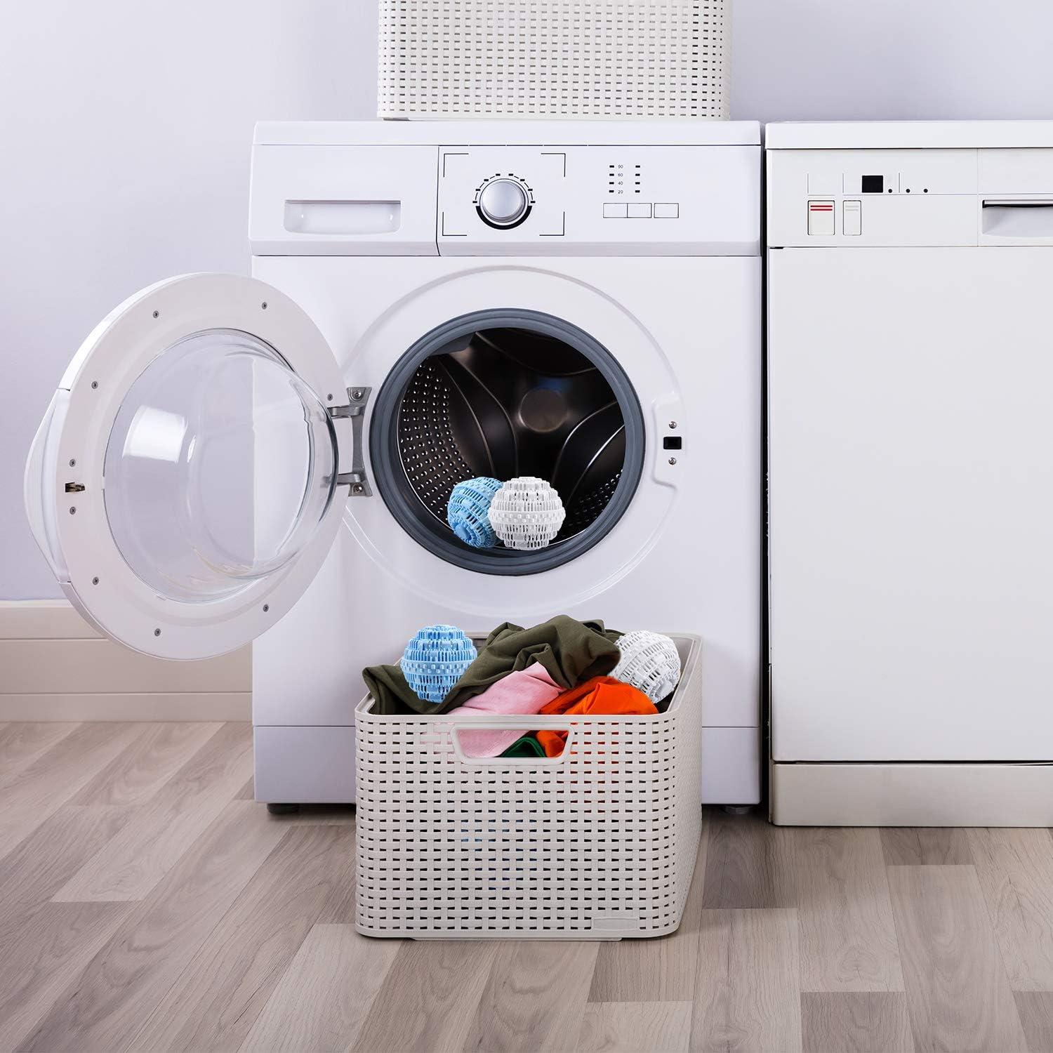 Bola de Lavado Boao 4 Piezas TPE 10.5 cm Azul y Blanco