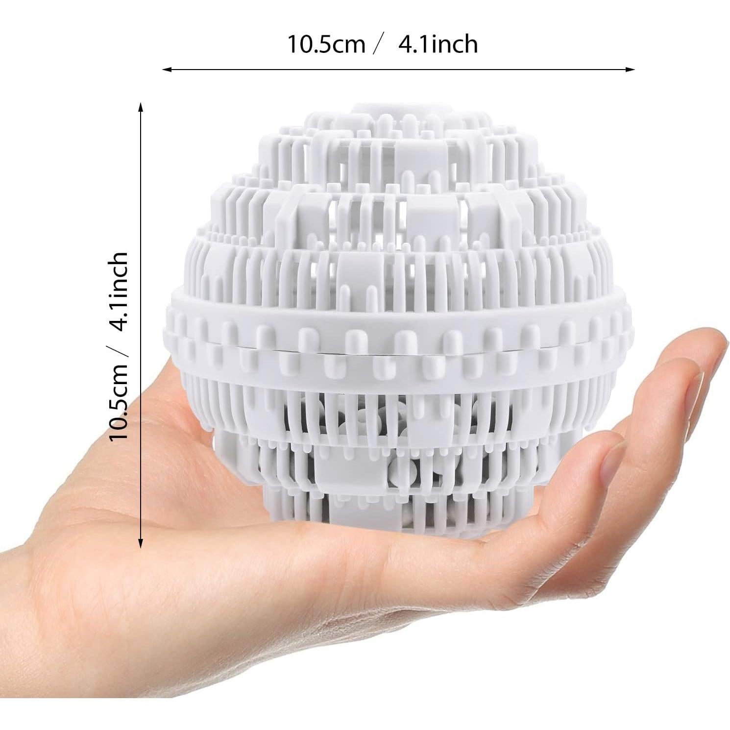 Bola de Lavado Boao 4 Piezas TPE 10.5 cm Azul y Blanco