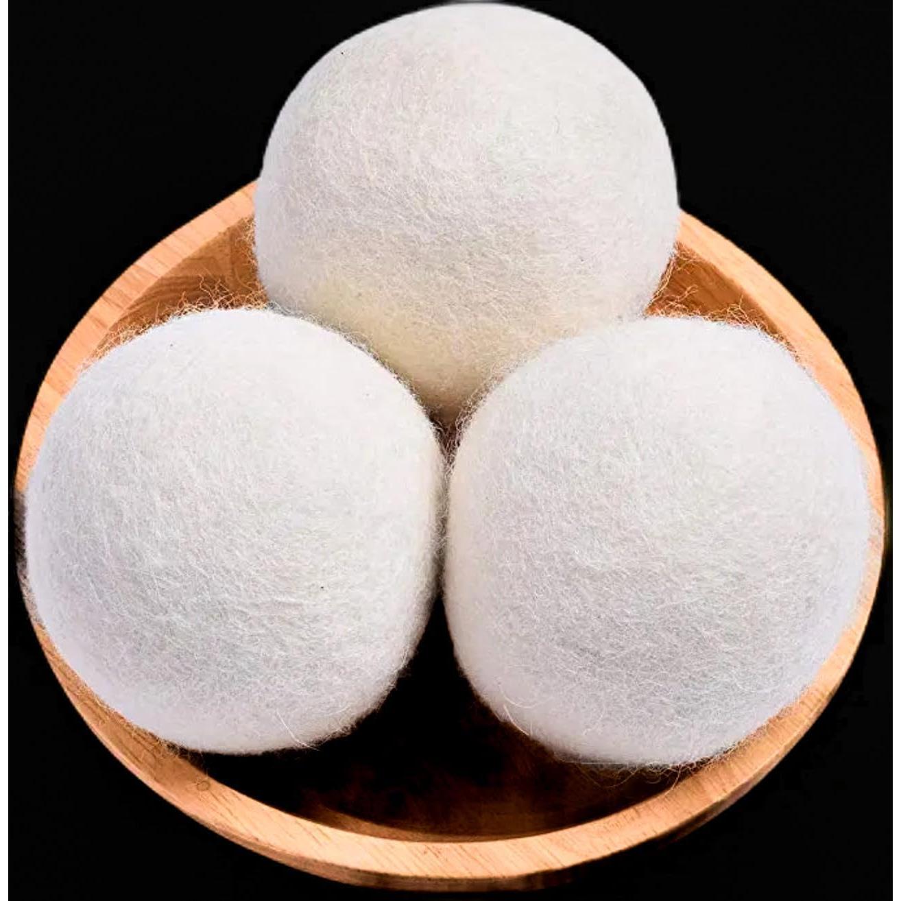 Bolas de Secado XL Nestnova 100% Lana Nueva Zelanda 6 Piezas