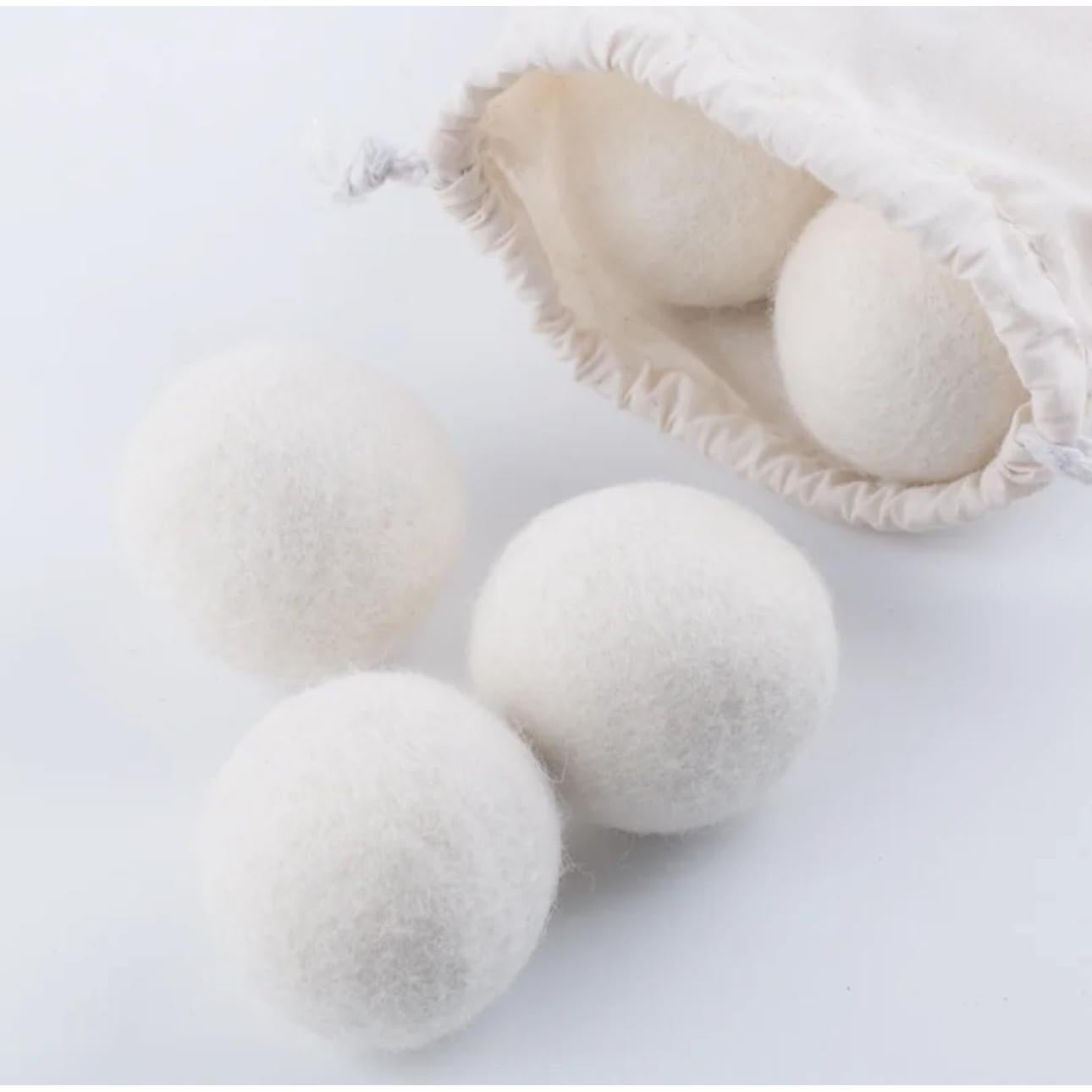 Bolas de Secado XL Nestnova 100% Lana Nueva Zelanda 6 Piezas