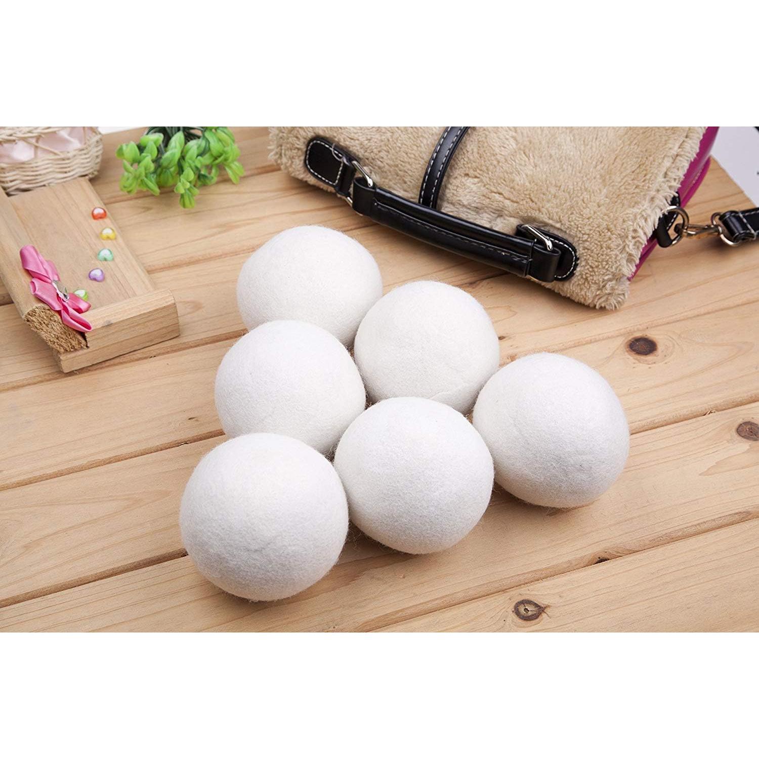 Bolas de Secado de Lana Mili Felt - 6 Unidades Ecológicas 7 cm