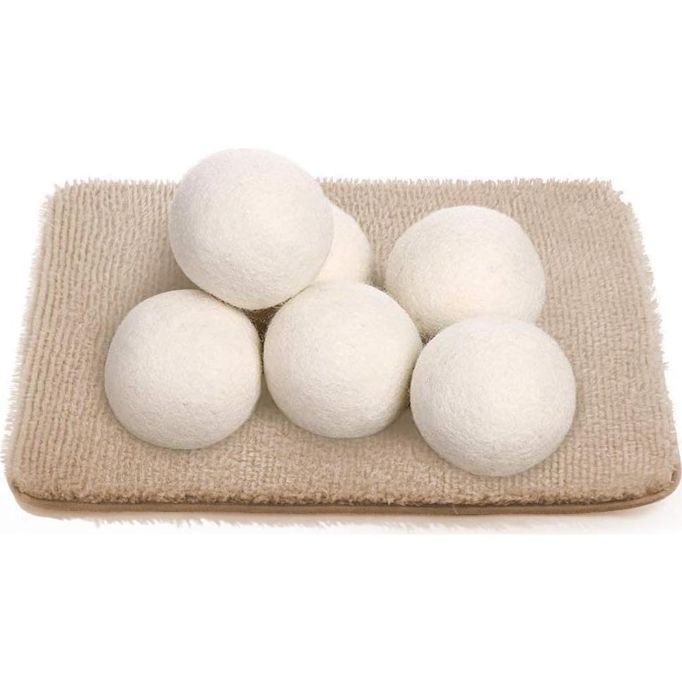 Bolas de Secado de Lana Mili Felt - 6 Unidades Ecológicas 7 cm