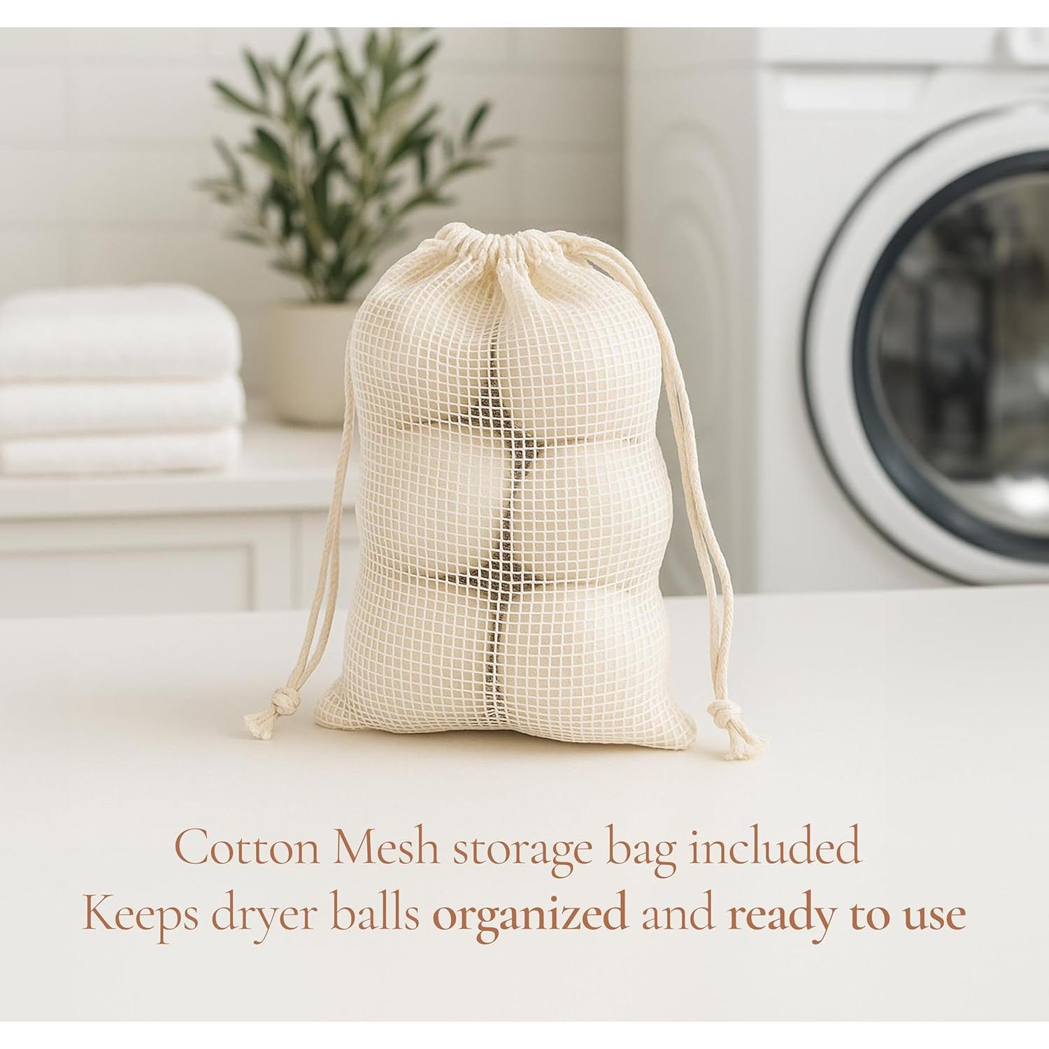 Bolas de Secado de Lana Boobaby - Paquete XL de 6 - Hipoalergénicas