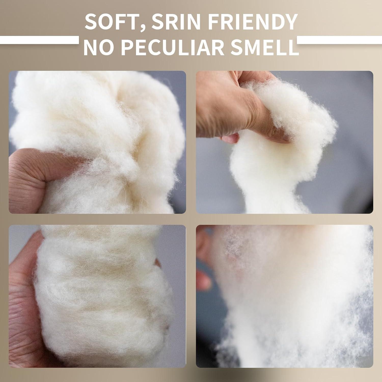 Relleno de Lana Orgánica Hipoalergénica 150g Piqoeei