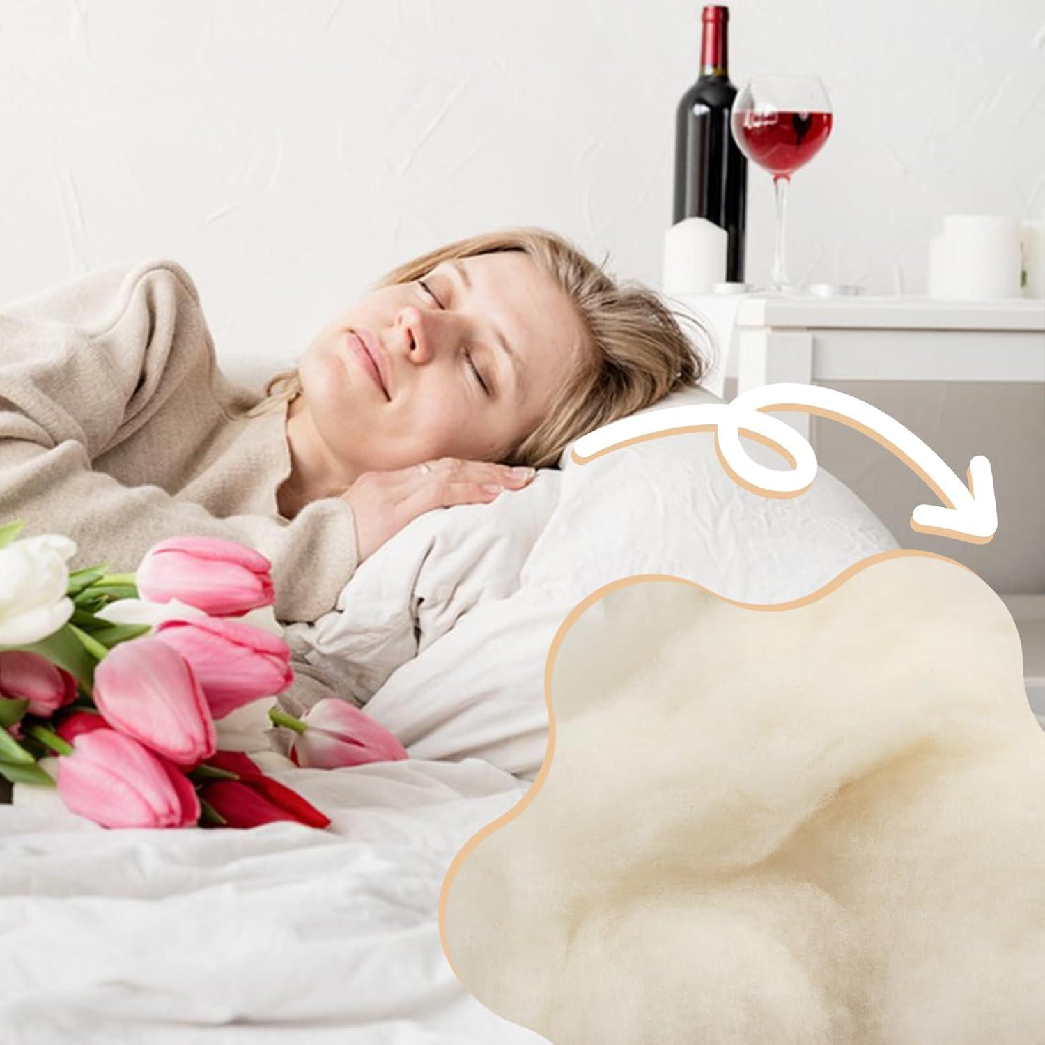 Relleno de Lana Orgánica Hipoalergénica 150g Piqoeei