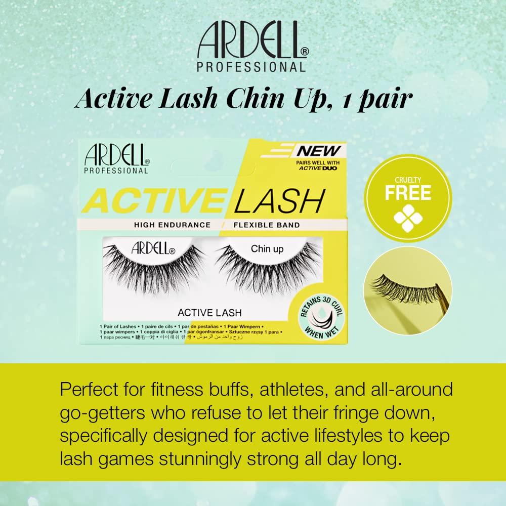 Pestañas Postizas Ardell Active Lashes Chin Up - Resistente al Agua