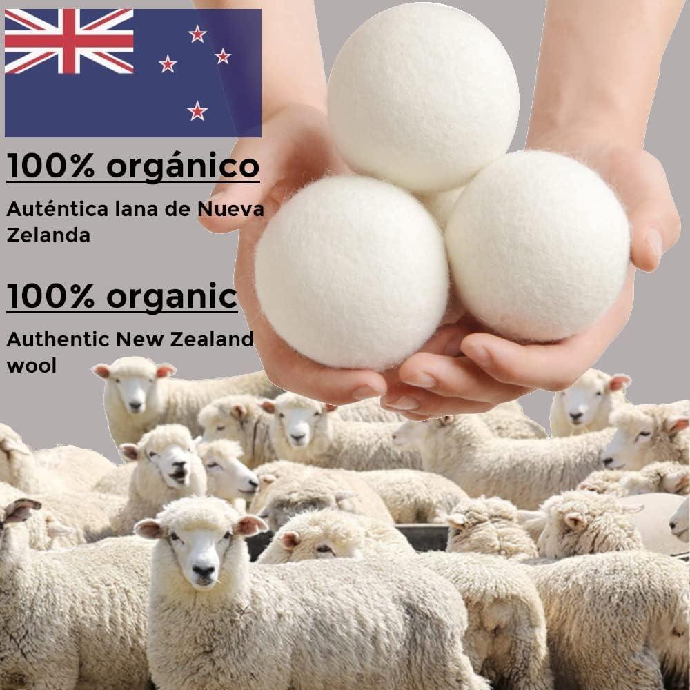 Bolas de Secado de Lana Reutilizables Genérico - 6 Piezas 7.6-10.2 cm