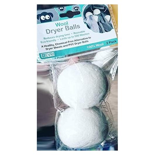 Bolas de Secado de Lana Evri - Paquete de 2 Unidades