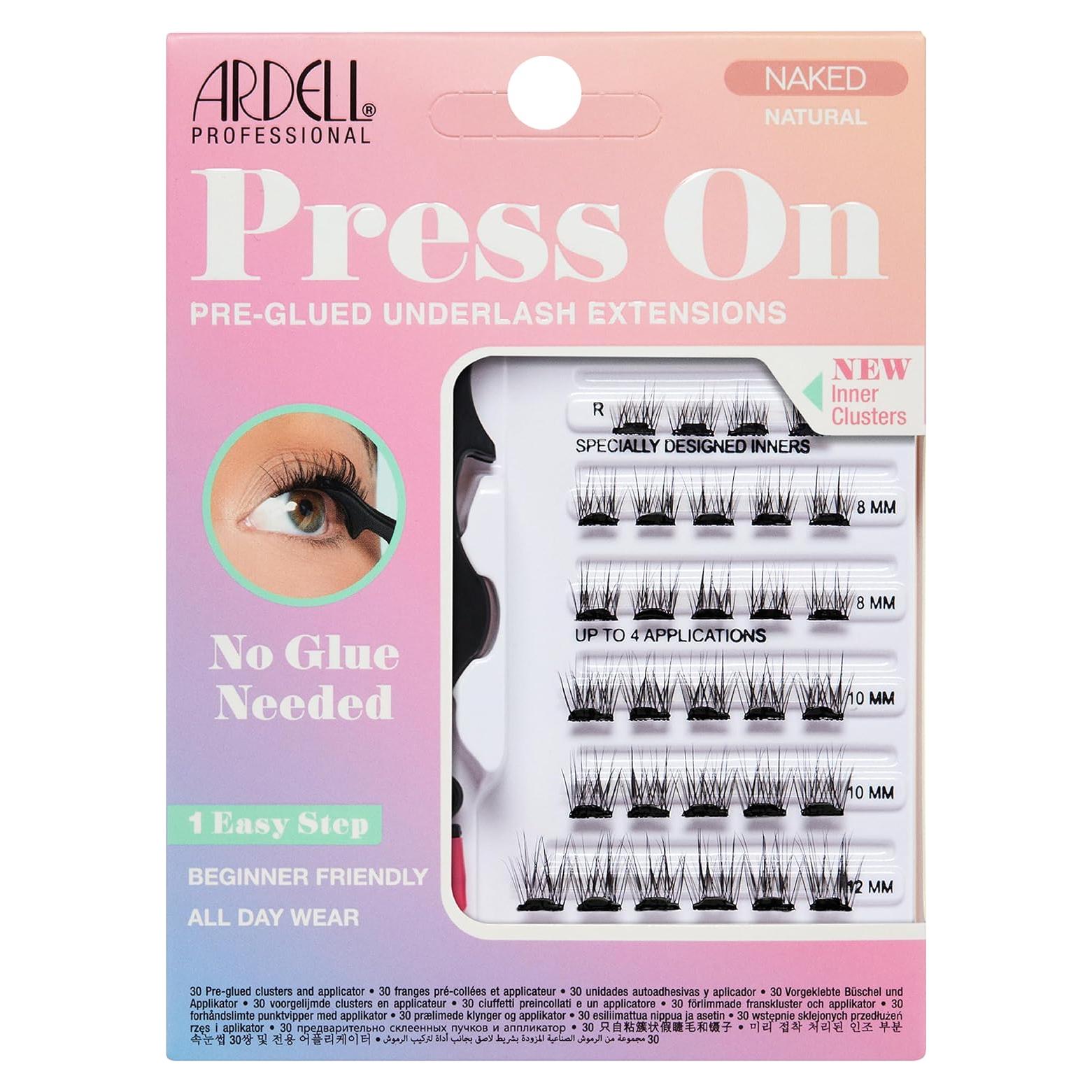 Extensiones de Pestañas Ardell Naked Autoadhesivas 30 Clusters