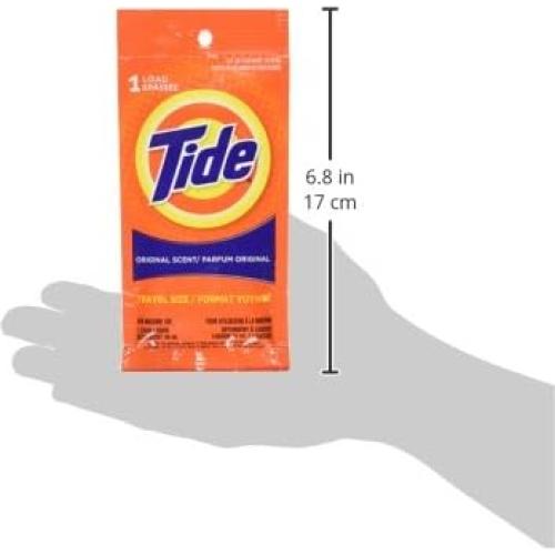 Detergente Tide 300g - 9 Piezas Viaje Fragancia Original