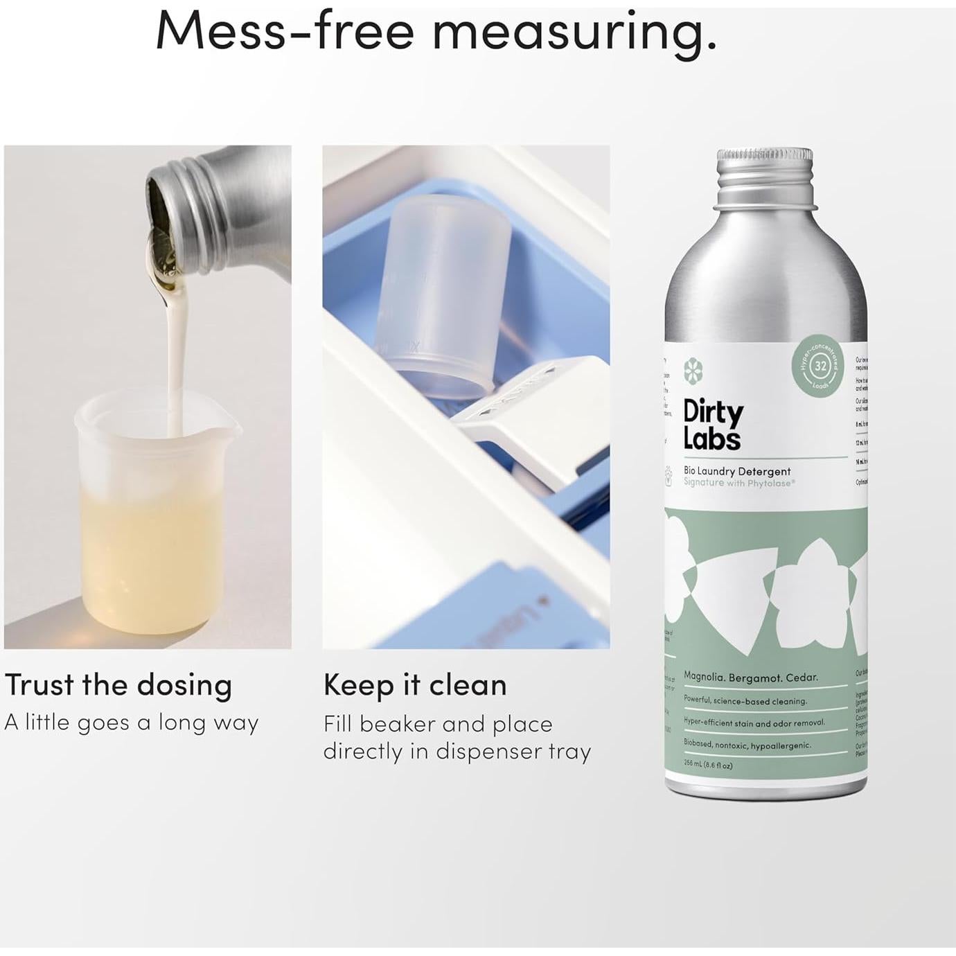 Detergente Líquido Biológico Dirty Labs 254 ml - 32 Lavados