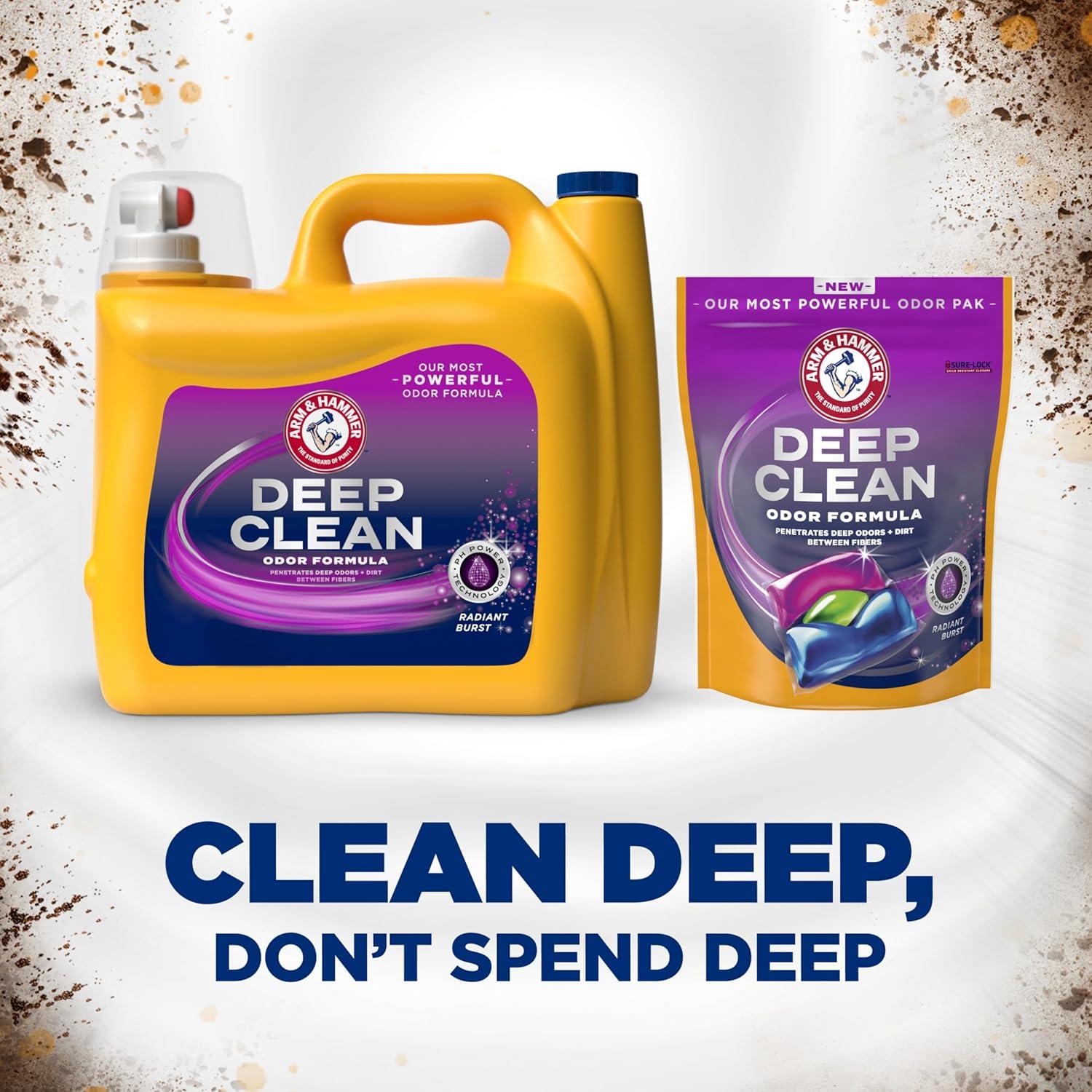 Detergente Líquido para Ropa ARM & HAMMER 4.4L Eliminador de Olores