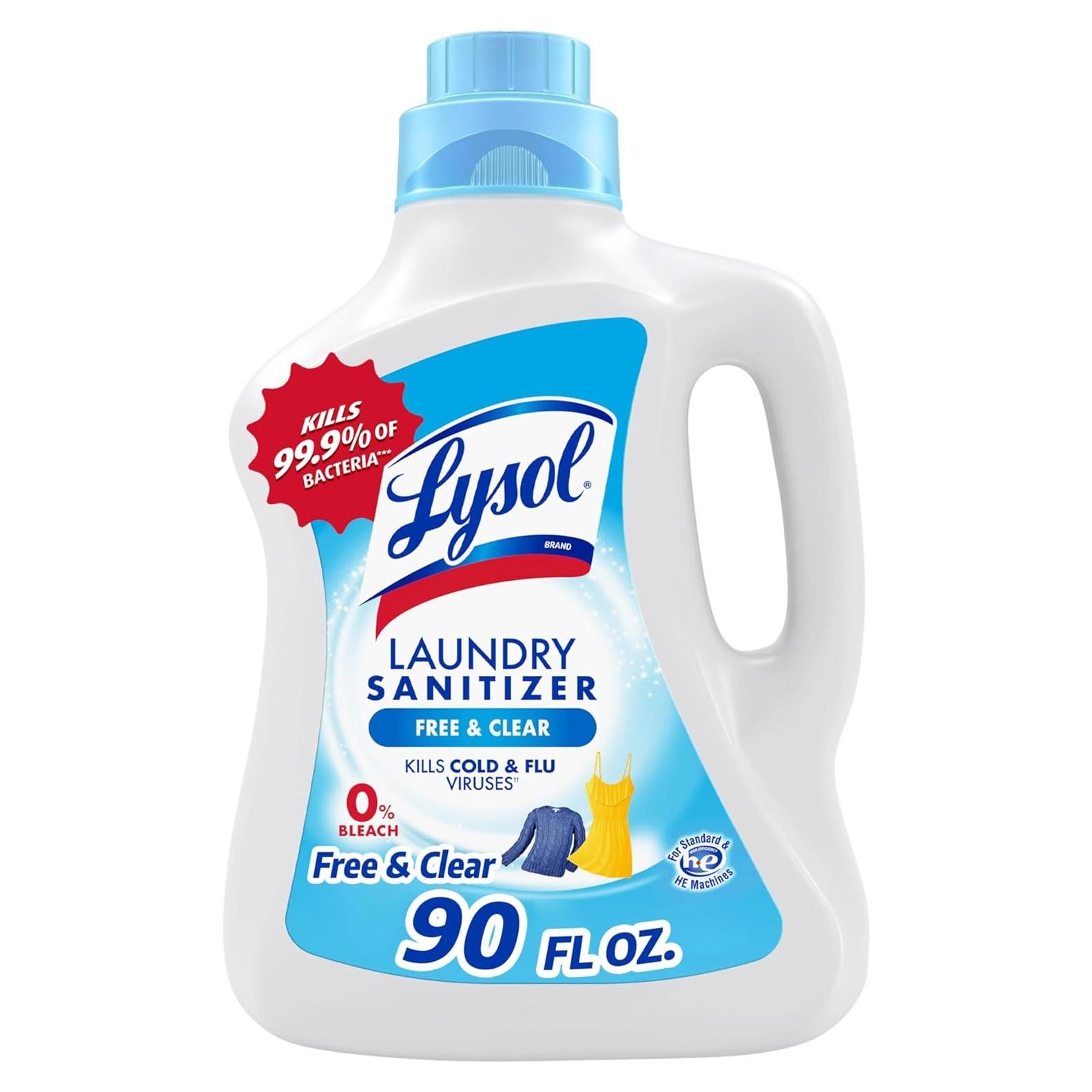 Aditivo Desinfectante para Ropa Lysol Libre y Claro 2.81 kg