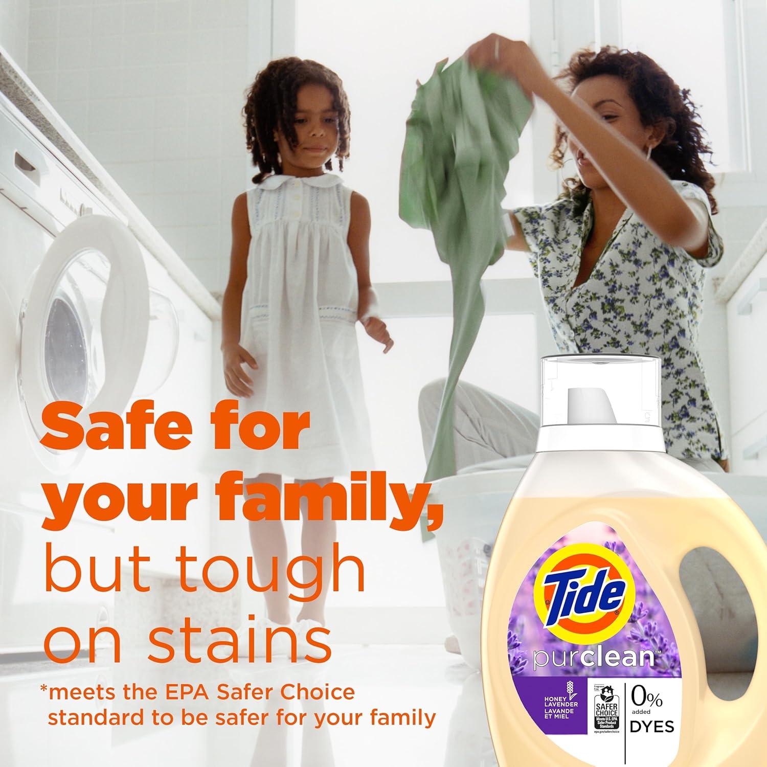 Detergente Líquido Tide Purclean 1.87 L Aroma Lavanda y Miel