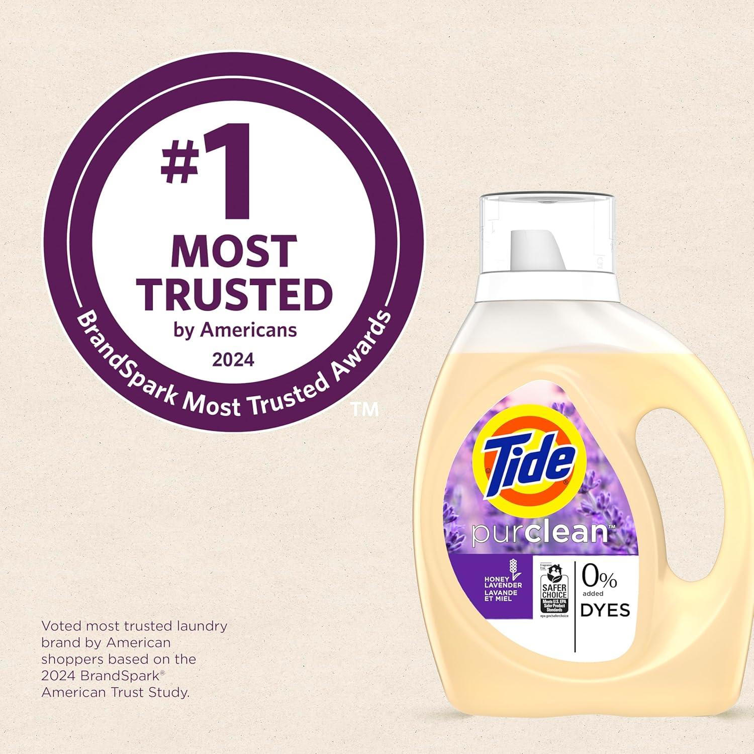 Detergente Líquido Tide Purclean 1.87 L Aroma Lavanda y Miel