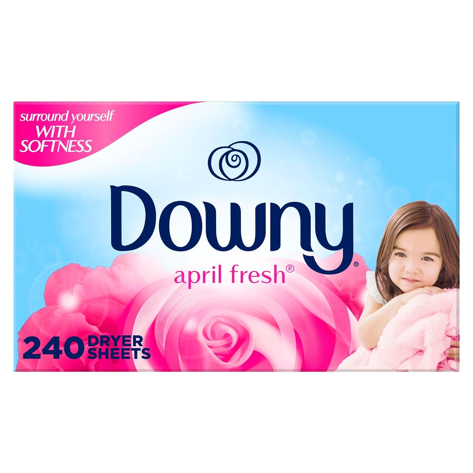 Hojas de Secadora Downy 240 Unidades Fresco de Abril