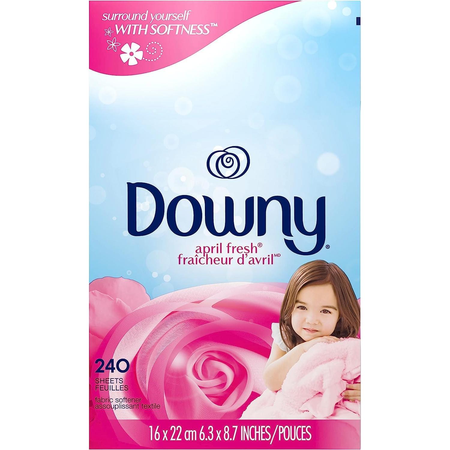 Hojas de Secadora Downy 240 Unidades Fresco de Abril