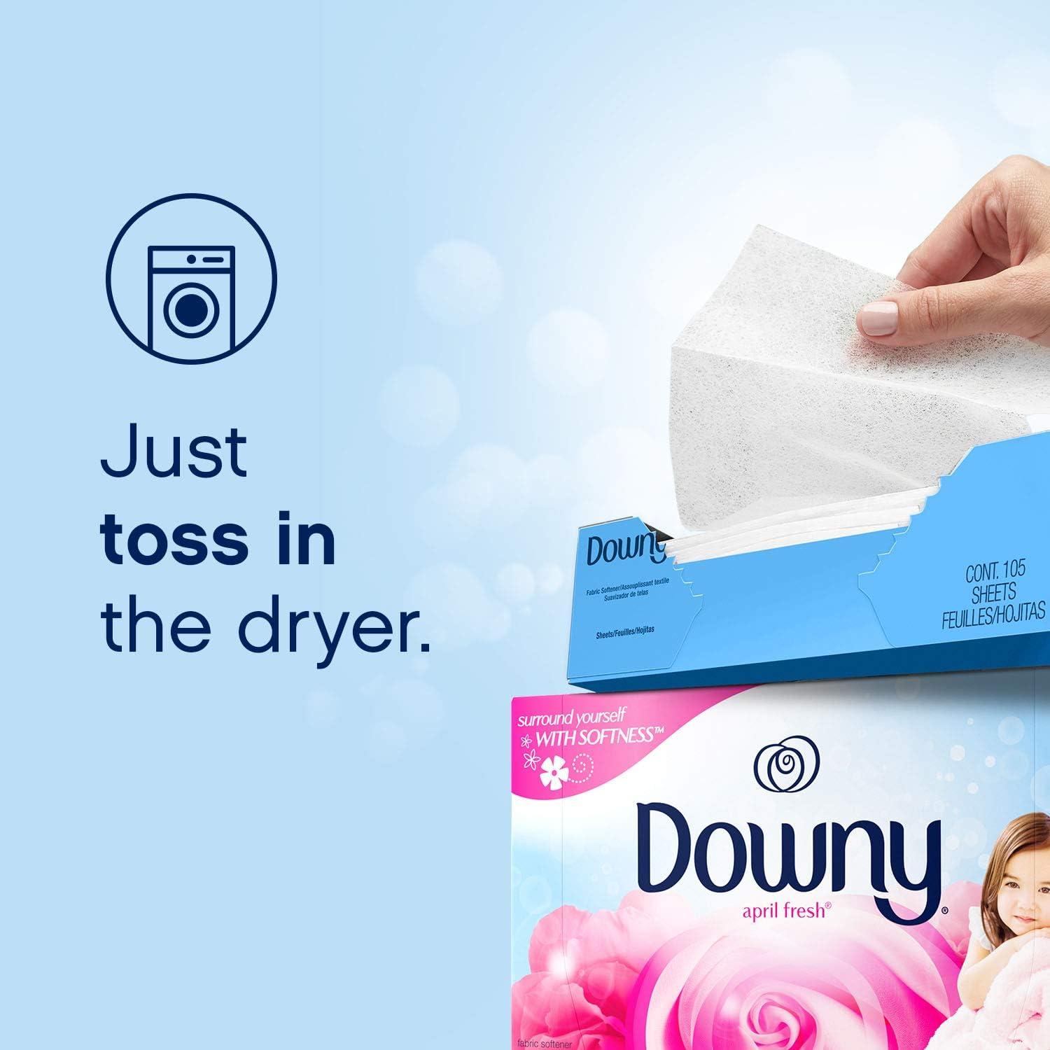 Hojas de Secadora Downy 240 Unidades Fresco de Abril