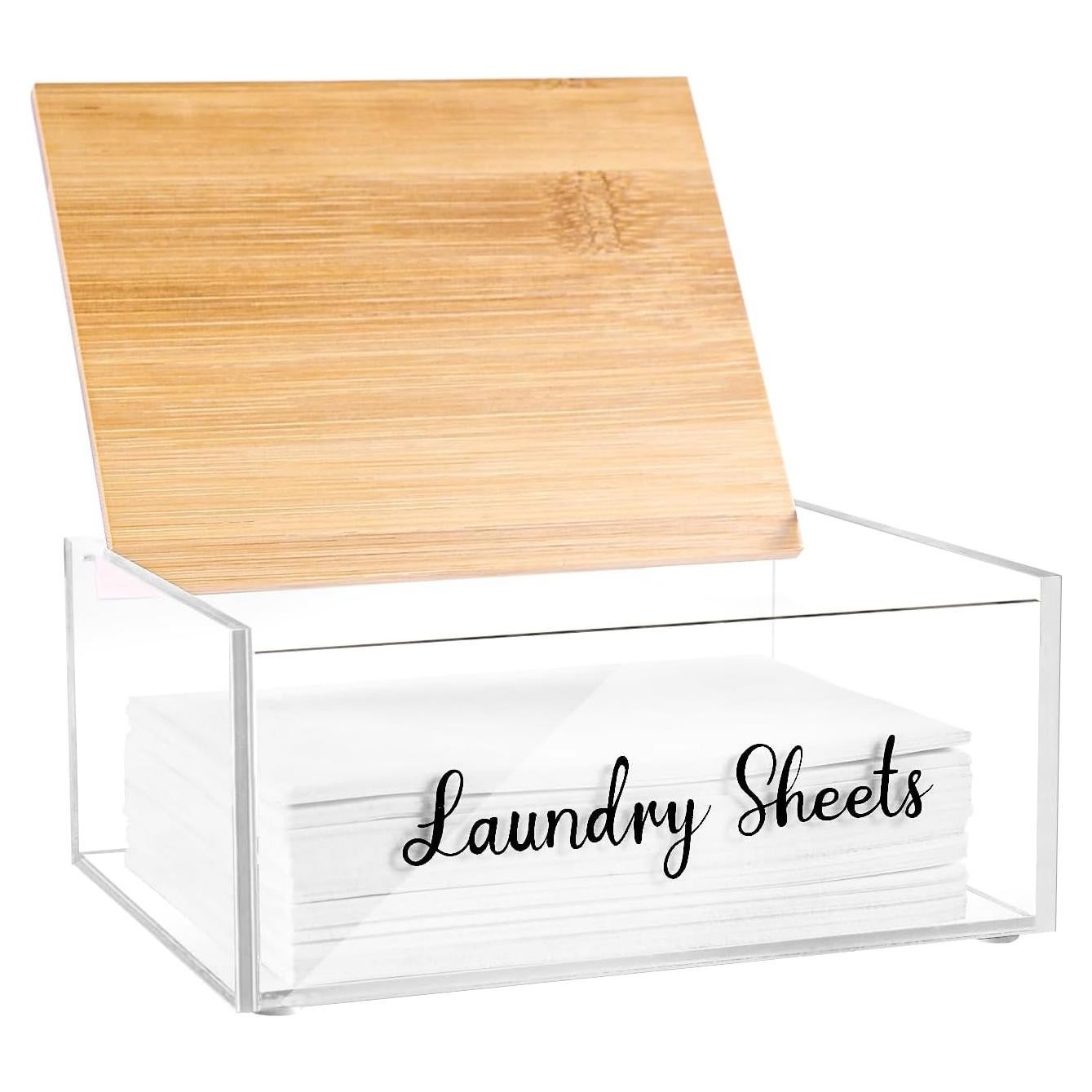 Soporte organizador de hojas de detergente VOTLEVT acrílico