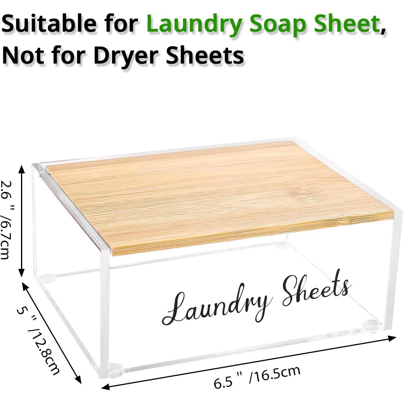 Soporte organizador de hojas de detergente VOTLEVT acrílico