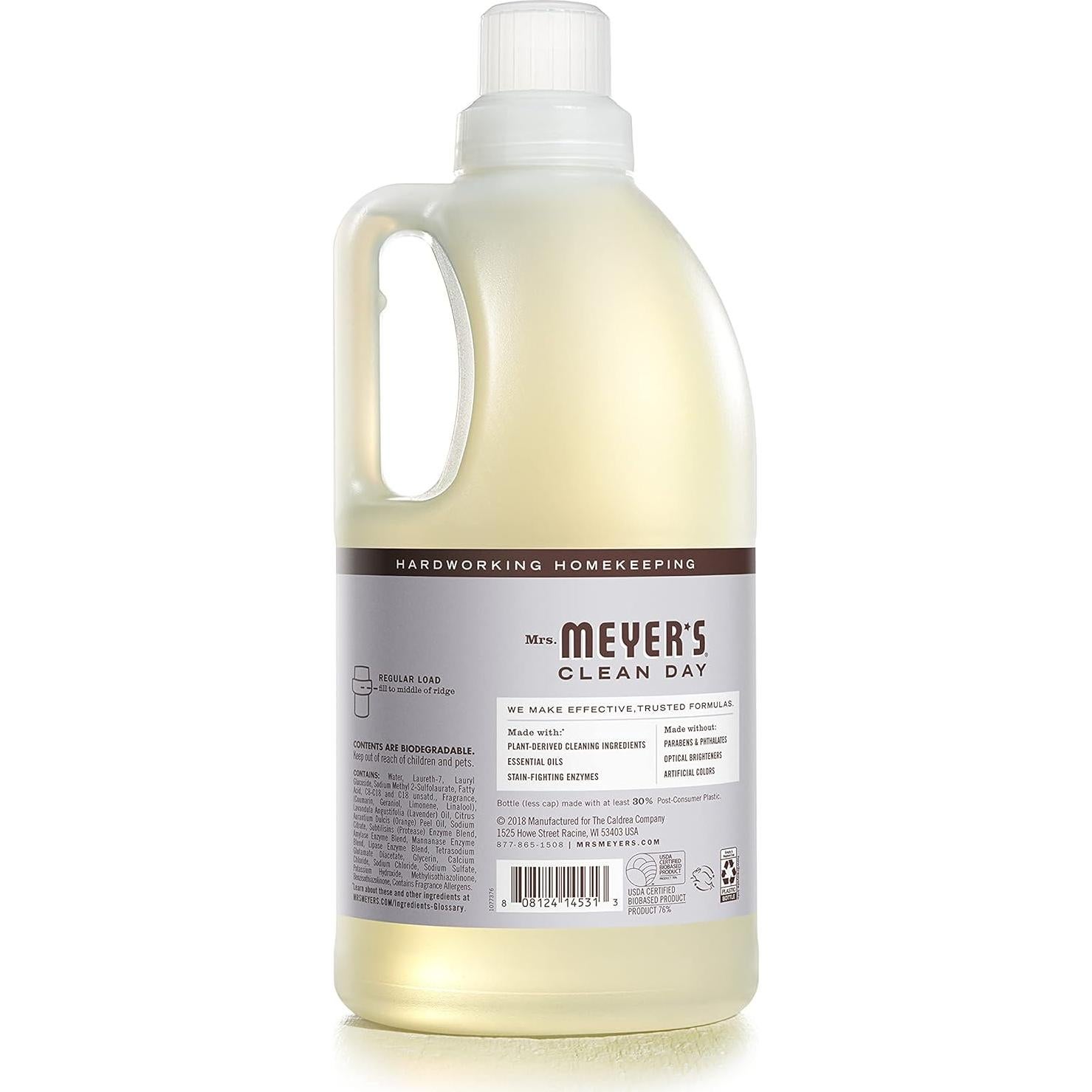 Detergente Líquido para Ropa Mrs. Meyer's 1.89 L Lavanda