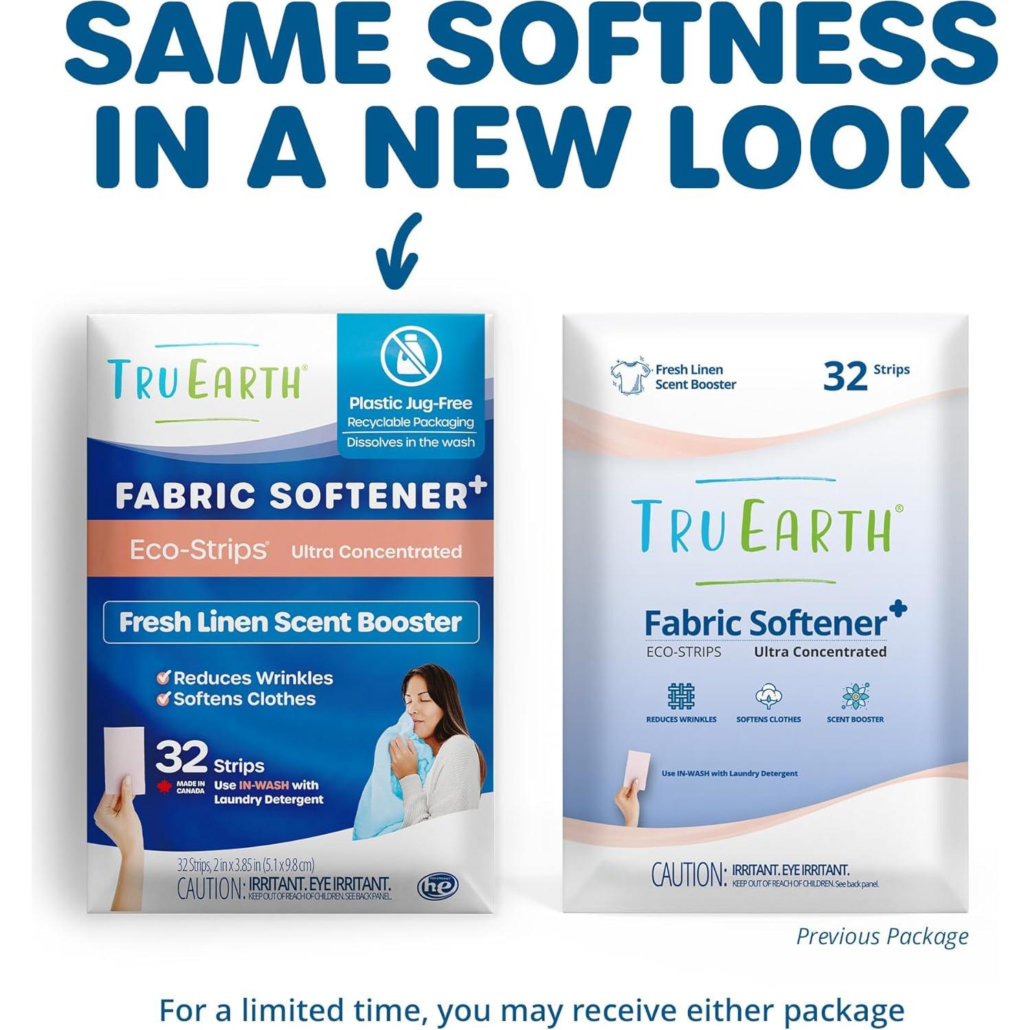 Suavizante de Tela Tru Earth 32 Unidades Aroma Ropa Fresca