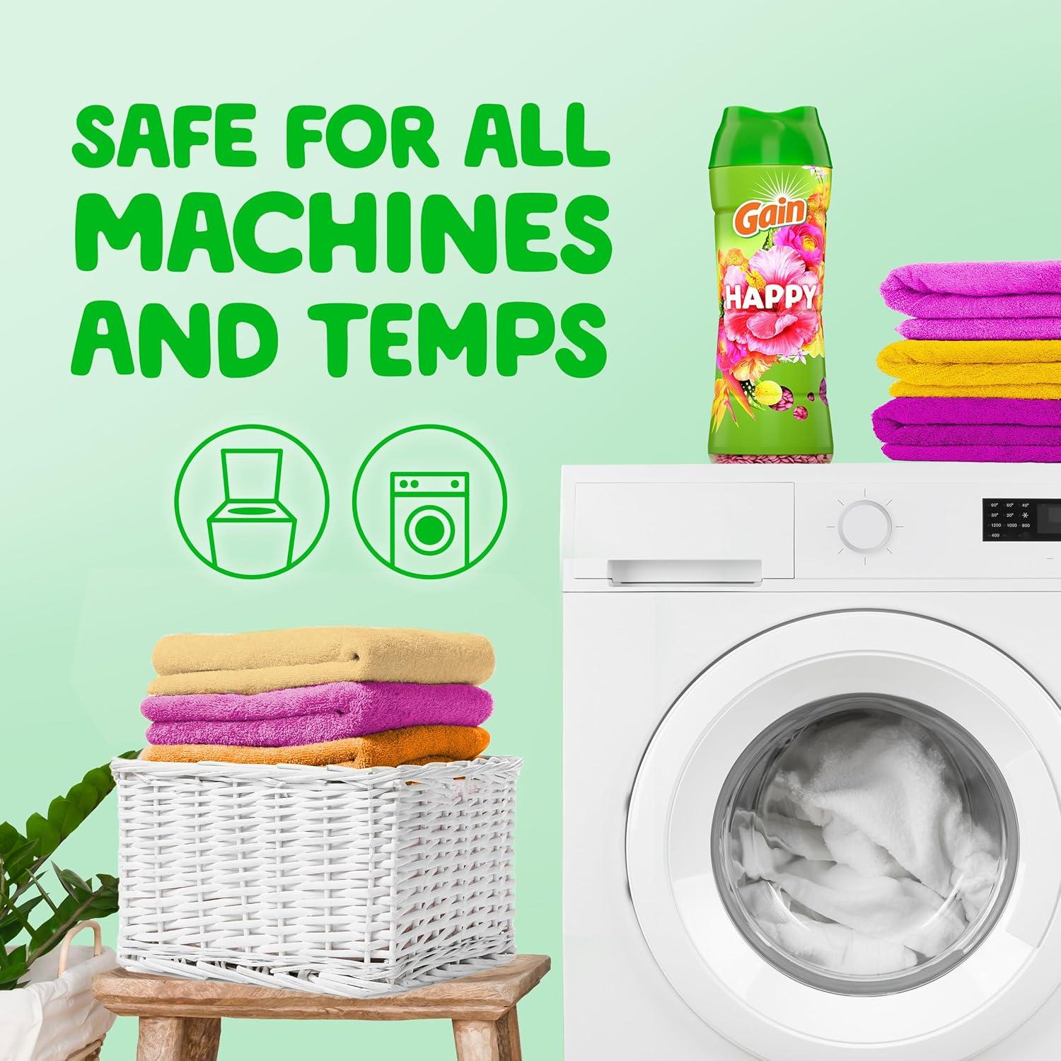 Perlas Aumentadoras de Fragancia Gain Happy 680g - Frescura Duradera