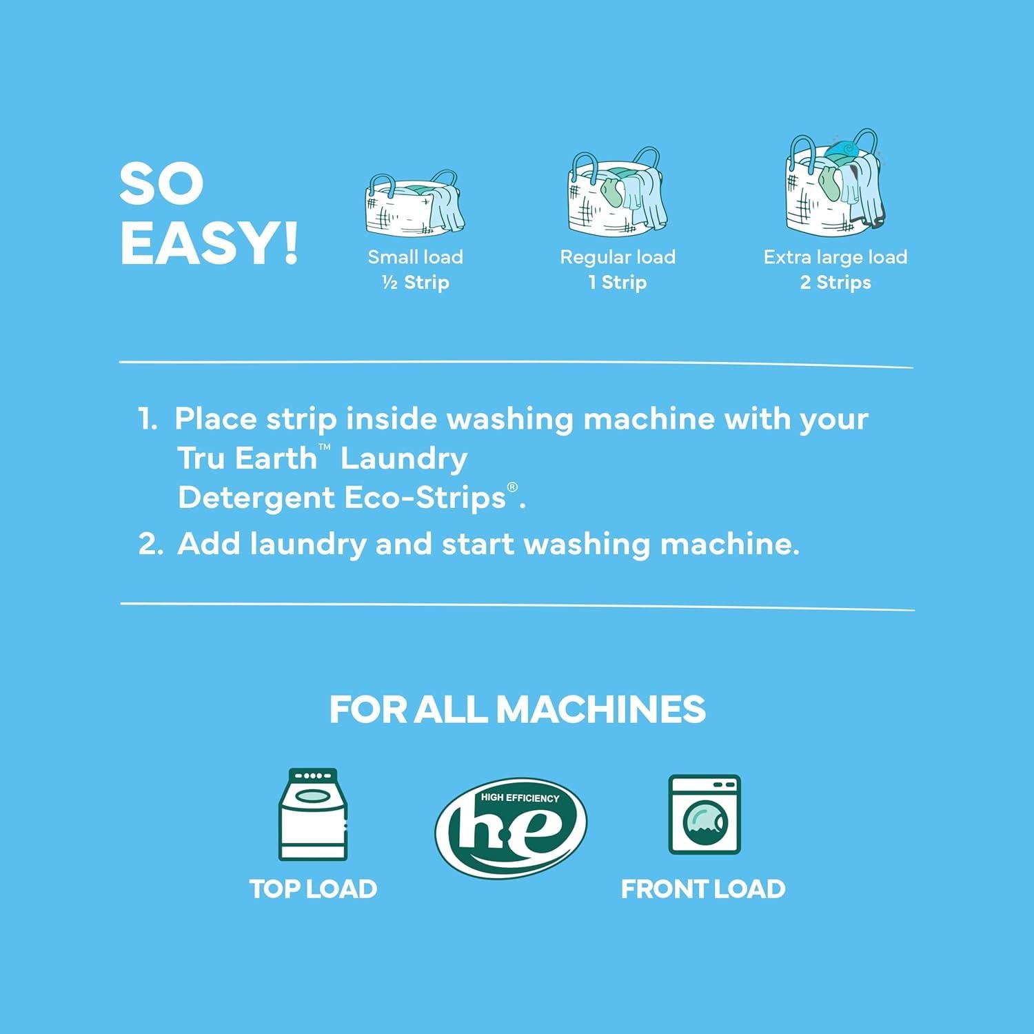 Hojas de Suavizante de Tela Tru Earth 50 Unidades Lino