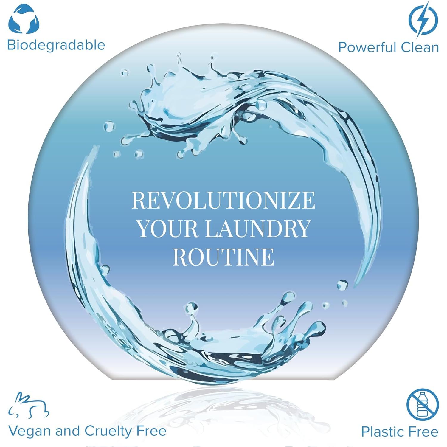 Hojas de detergente Pursonic Eco - 30 hojas para 60 cargas