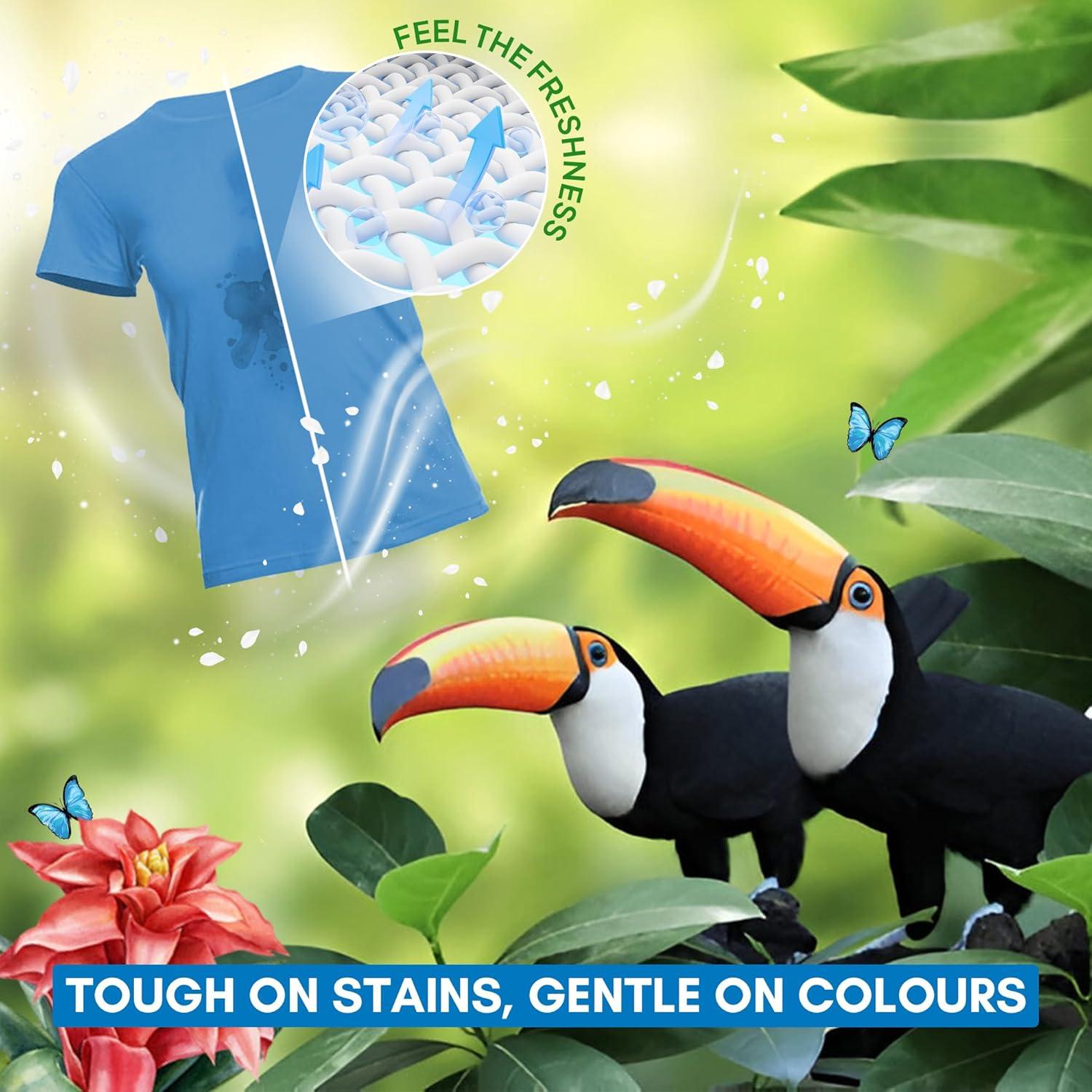 Hojas de detergente hipoalergénicas PURA Selva Tropical - 64 cargas