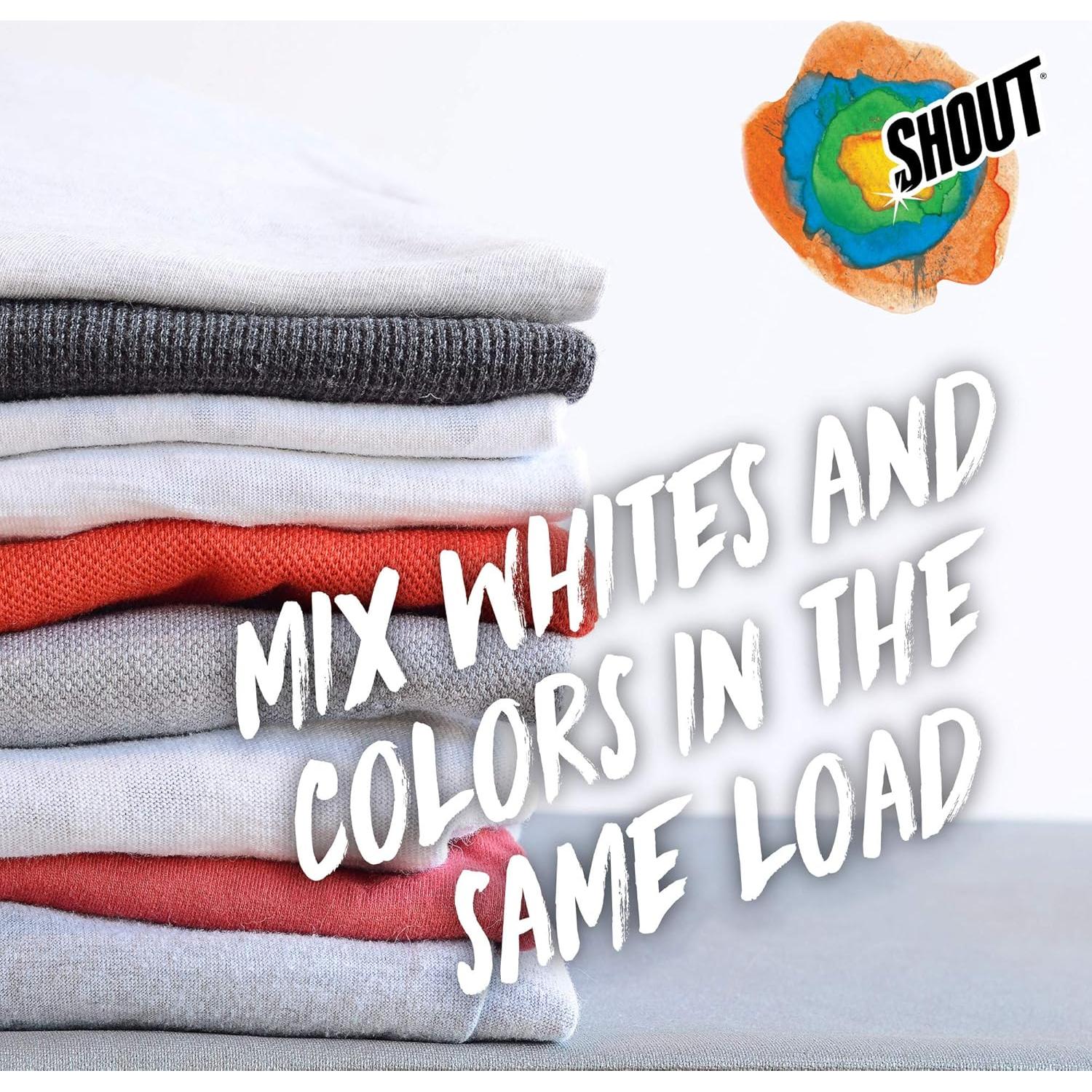 Hojas Capturadoras de Color Shout - 24 Unidades para Lavado Mixto