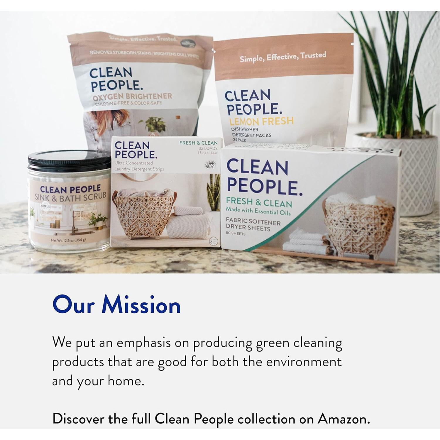 Hojas Suavizantes para Secadora The Clean People - 120 Unidades - Vegano