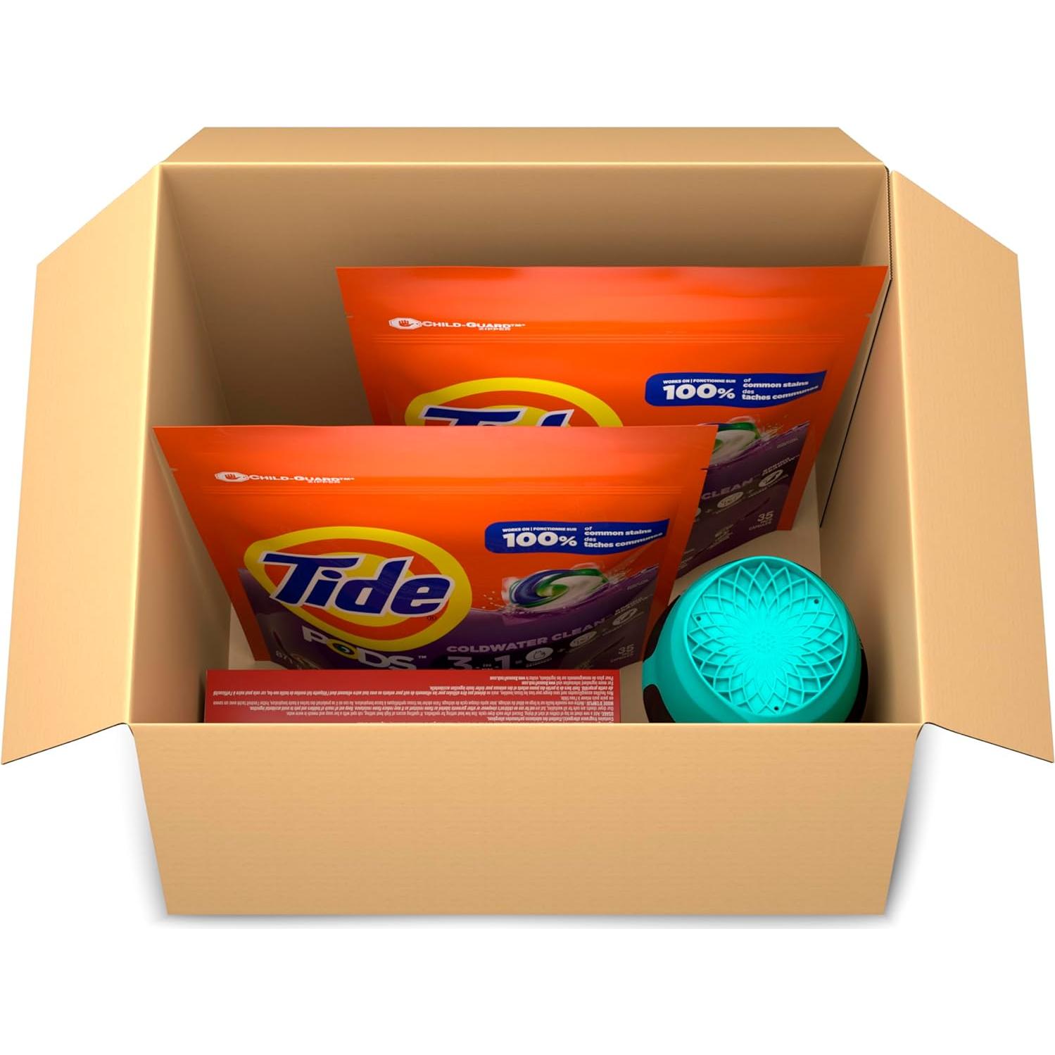 Paquete de Cuidado de Ropa Tide, Downy y Bounce - 5 Artículos