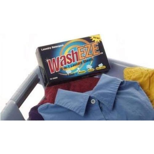 Hojas de detergente 3 en 1 WashEZE - 20 cargas aroma fresco