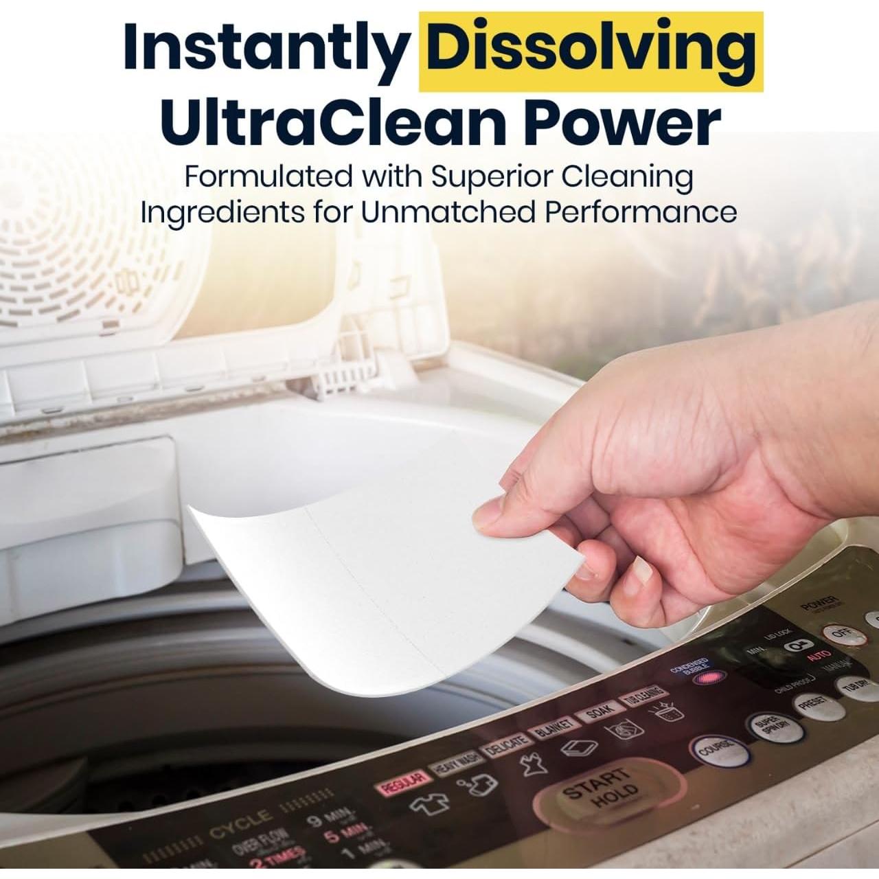 Hojas de detergente ecológicas Planet True - 30 unidades, fragancia fresca