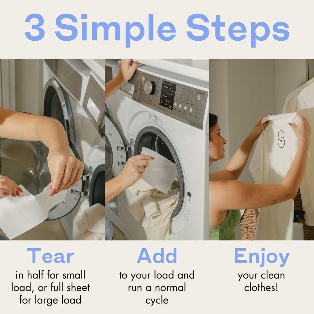 Hojas de Detergente para Ropa Skipper - 120 Hojas (240 Cargas)